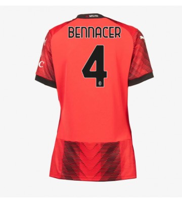 AC Milan Ismael Bennacer #4 Replika Hjemmebanetrøje Dame 2023-24 Kortærmet